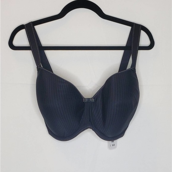 NWT Freya Black Striped Idol Balcony T-Shirt Bra Size 32H - Picture 5 of 13